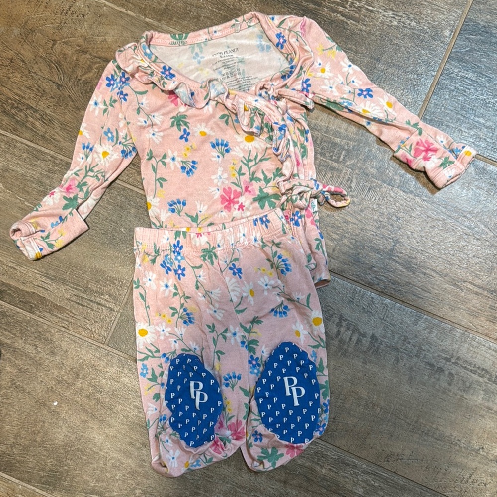 2 piece posh peanut ruffle set